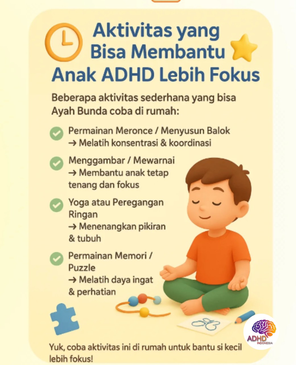 Pendekatan Edukatif yang Tepat untuk Anak ADHD di Kabupaten Bolaang Mongondow