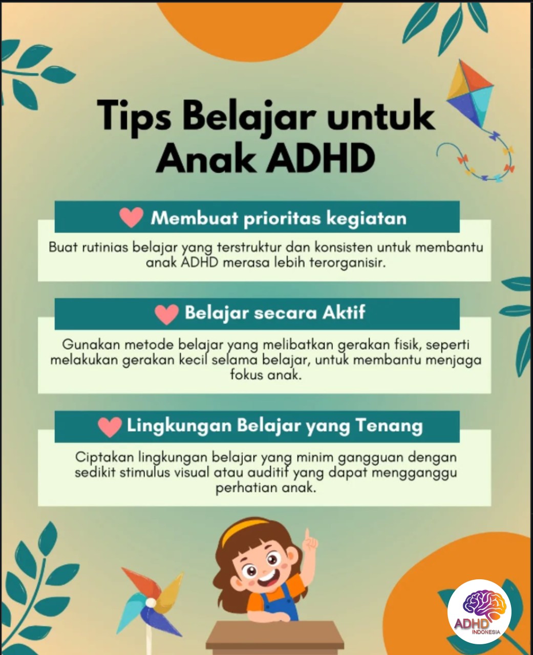 Strategi Belajar yang Cocok untuk Anak ADHD di Kabupaten Bolaang Mongondow